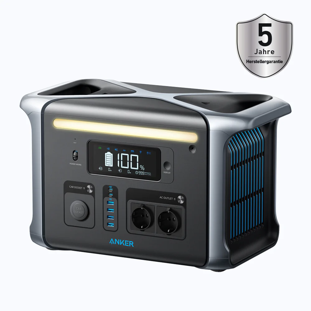 Anker SOLIX 757 Powerstation F1200 1229Wh | 1500W - 0% MwSt (Angebot gemäß§12 Abs.3 UstG)