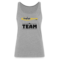 Frauen Premium Tank Top - Grau meliert