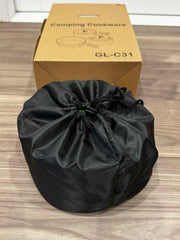 Leichtes und kompaktes Kochset – ideal für Camping Motorradtouren usw. GL-C31