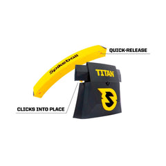 Spikeball TITAN Set – Profi Spikeball Set mit Atlas Ball (18 % größer) für Turniere & Wettkämpfe