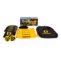 Spikeball TITAN Set – Profi Spikeball Set mit Atlas Ball (18 % größer) für Turniere & Wettkämpfe