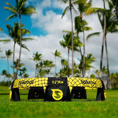 Spikeball TITAN Set – Profi Spikeball Set mit Atlas Ball (18 % größer) für Turniere & Wettkämpfe