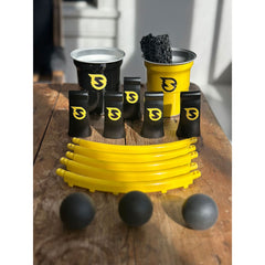 SpikePong Set – Mini Spikeball Tischspiel für 1-gegen-1 Duelle, kompakt & überall spielbar