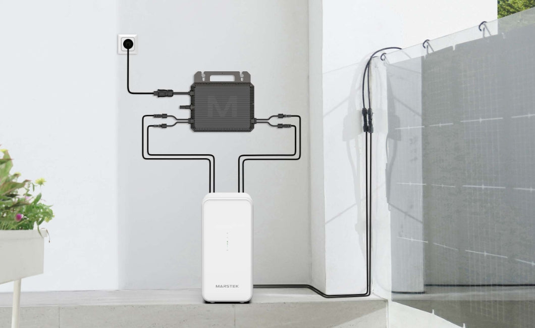 Marstek B2500-D Balkonspeicher Solarbatterie 2,24kWh für Balkonkraftwerke Weiß - 0% MWST (ANGEBOT GEMÄSS§12 ABS.3 USTG)