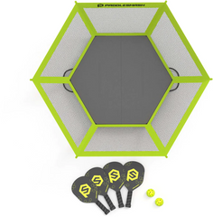 PaddleSmash - PaddleSmash Set - 4 Schläger, Spielfeld, 2 Bälle