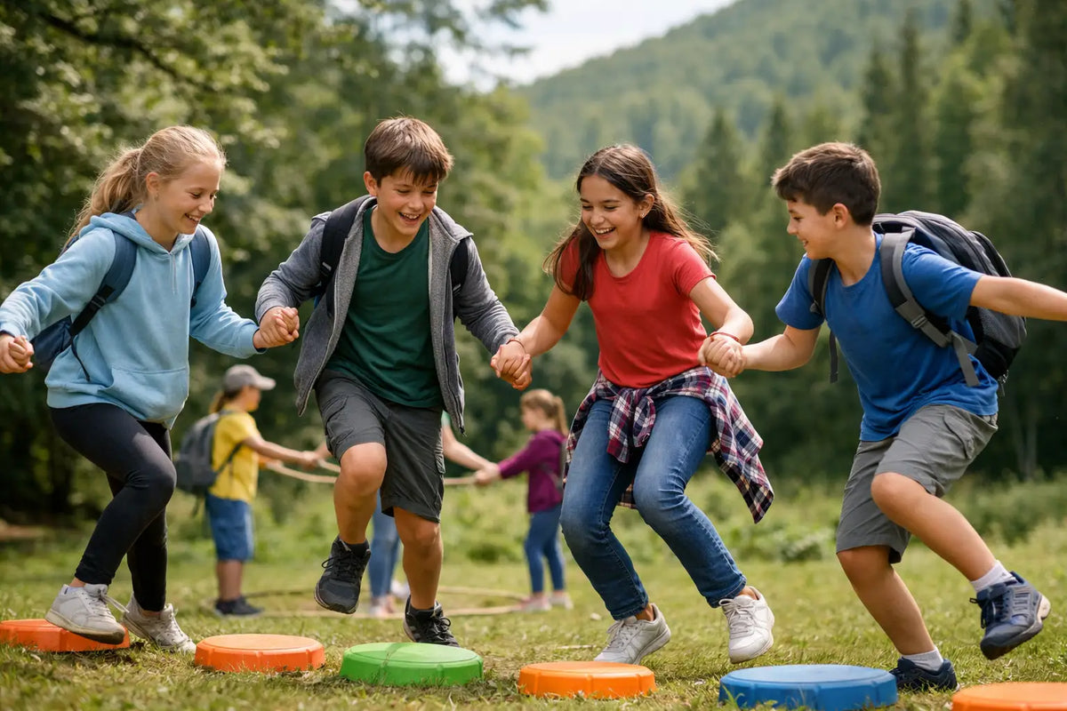Outdoor Spiele für Klassenfahrten, die alle aktivieren
