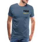 Männer Premium T-Shirt - Blaugrau