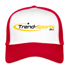 Trucker Cap - Weiß/Rot