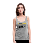 Frauen Premium Tank Top - Grau meliert
