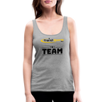 Frauen Premium Tank Top - Grau meliert