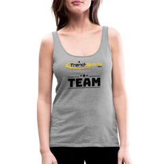 Frauen Premium Tank Top - Grau meliert