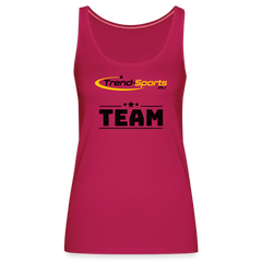 Frauen Premium Tank Top - dunkles Pink