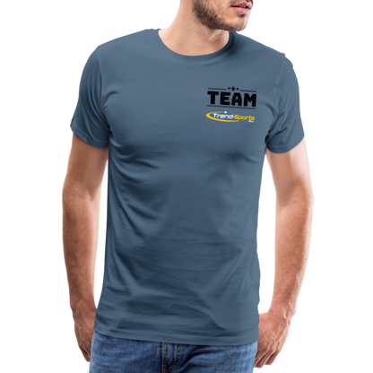 Männer Premium T-Shirt - Blaugrau