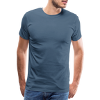 Männer Premium T-Shirt - Blaugrau