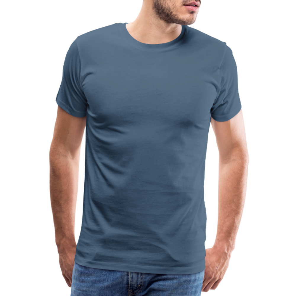 Männer Premium T-Shirt - Blaugrau