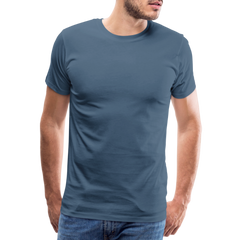 Männer Premium T-Shirt - Blaugrau