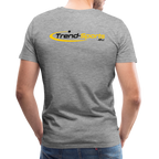 Männer Premium T-Shirt - Grau meliert