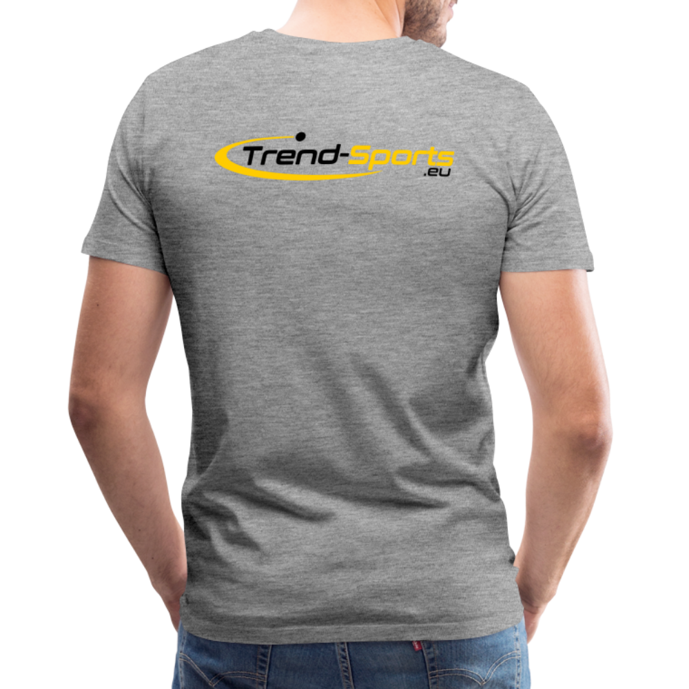 Männer Premium T-Shirt - Grau meliert