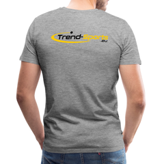 Männer Premium T-Shirt - Grau meliert