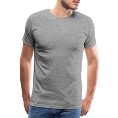 Männer Premium T-Shirt - Grau meliert