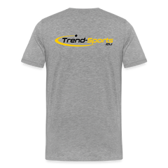 Männer Premium T-Shirt - Grau meliert