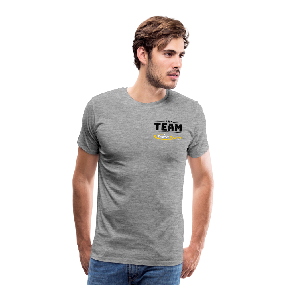 Männer Premium T-Shirt - Grau meliert