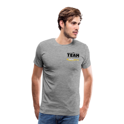 Männer Premium T-Shirt - Grau meliert