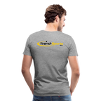 Männer Premium T-Shirt - Grau meliert