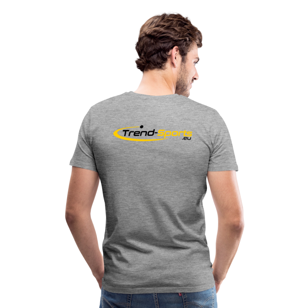 Männer Premium T-Shirt - Grau meliert