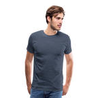 Männer Premium T-Shirt - Blau meliert