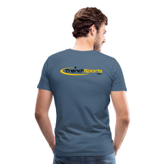 Männer Premium T-Shirt - Blaugrau