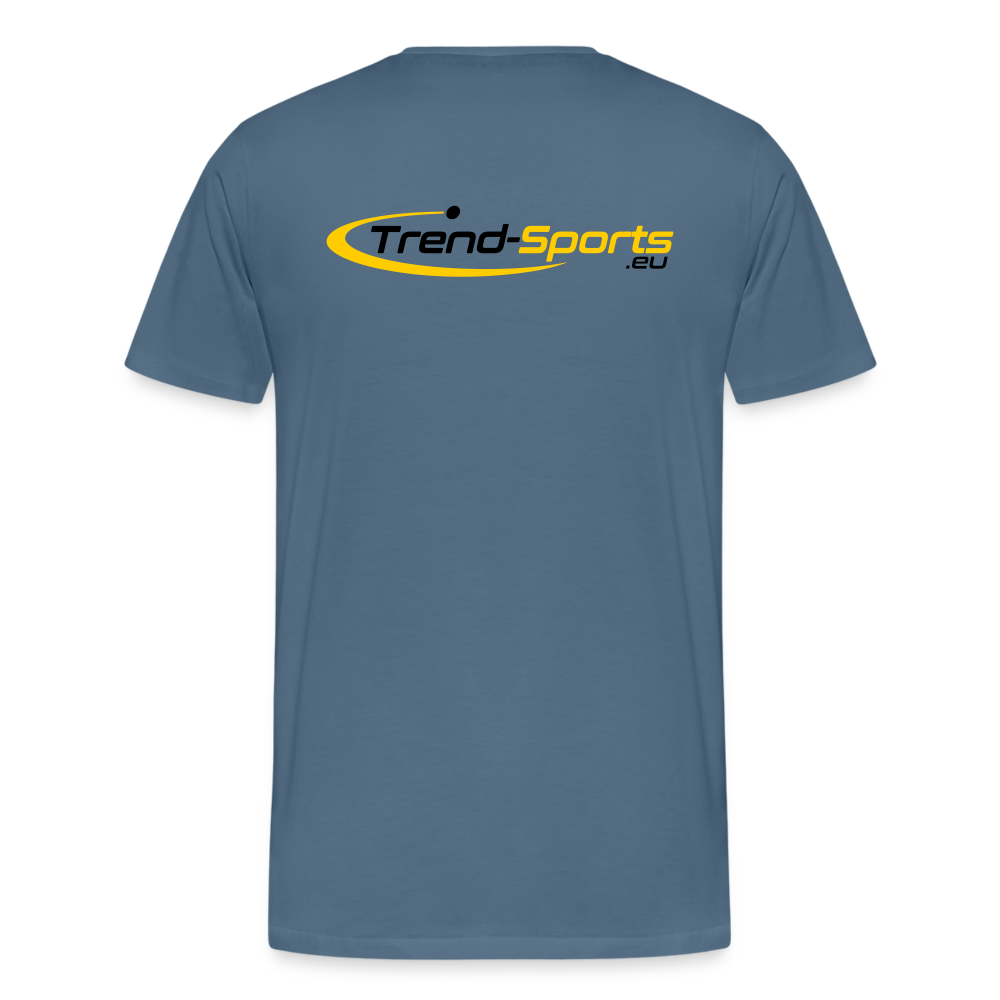 Männer Premium T-Shirt - Blaugrau
