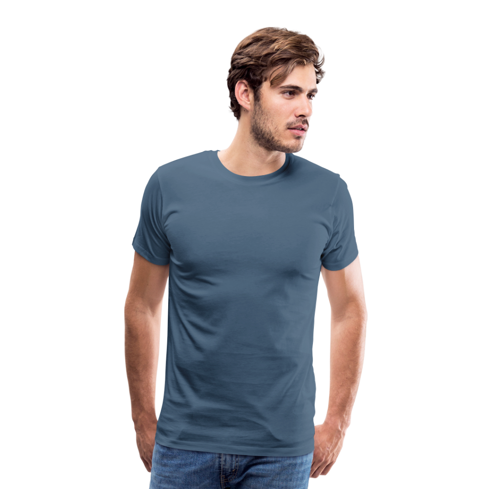 Männer Premium T-Shirt - Blaugrau