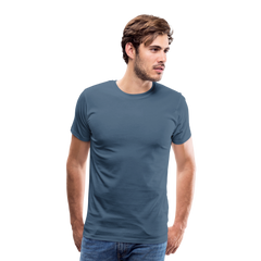 Männer Premium T-Shirt - Blaugrau