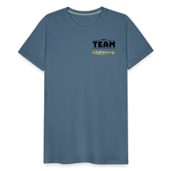 Männer Premium T-Shirt - Blaugrau