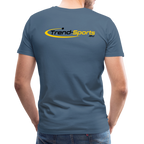 Männer Premium T-Shirt - Blaugrau