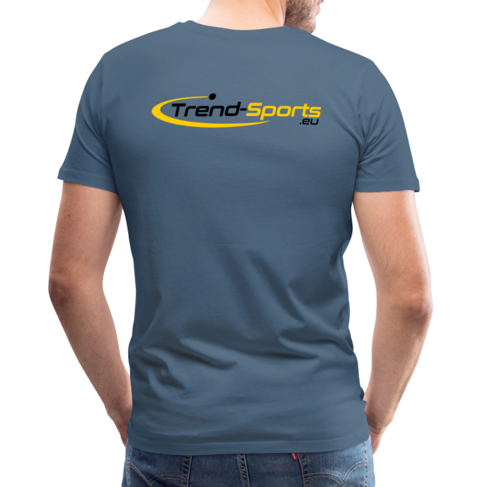 Männer Premium T-Shirt - Blaugrau
