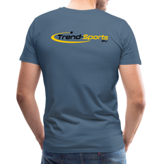 Männer Premium T-Shirt - Blaugrau