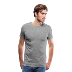 Männer Premium T-Shirt - Grau meliert