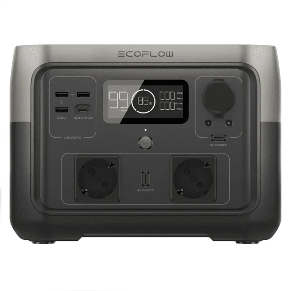 EcoFlow River 2 Max Powerstation 512Wh 500W AC USB Port