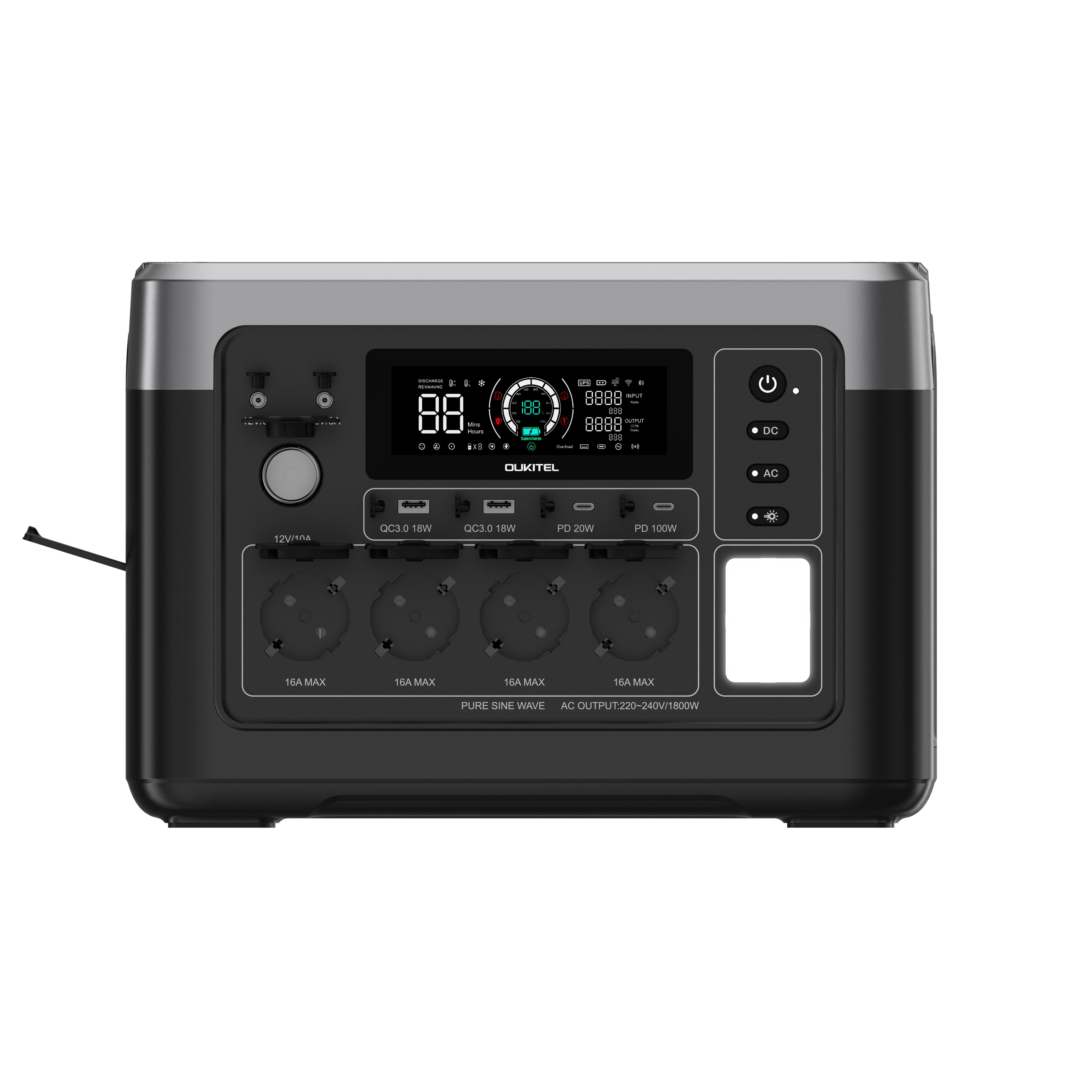 OUKITEL P1000E PLUSPortable Power Station – 1800 W | 1024 Wh LiFePO4