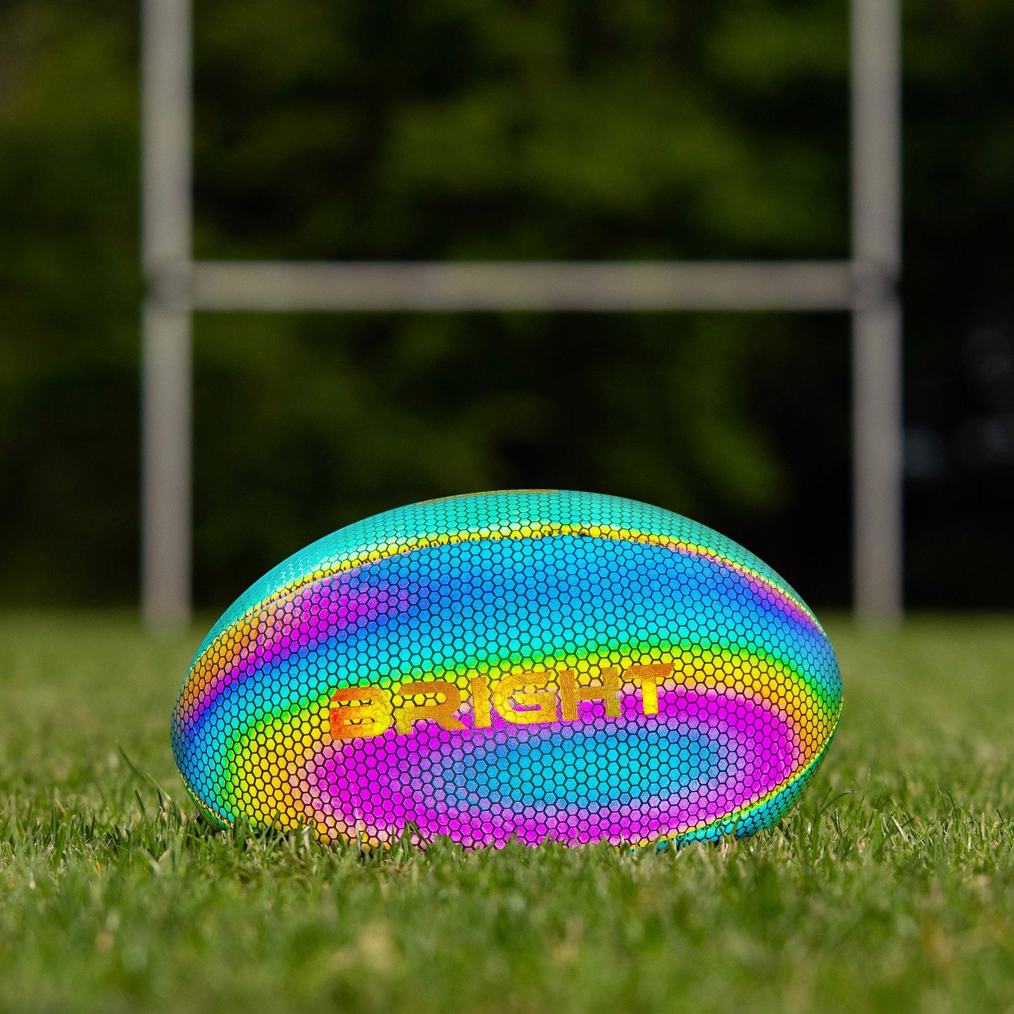 BRIGHT leuchtender Rugbyball