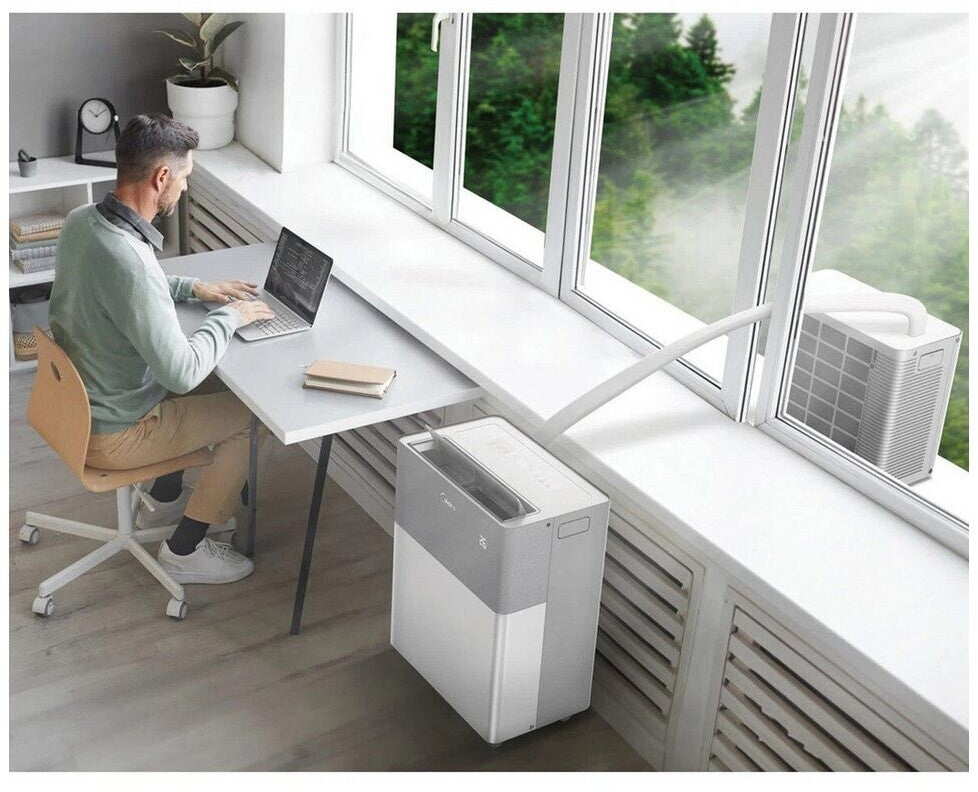 MIDEA PortaSplit Cool – Mobile Split-Klimaanlage ohne Installation | 2,35 kW | A++ | bis 28 m²