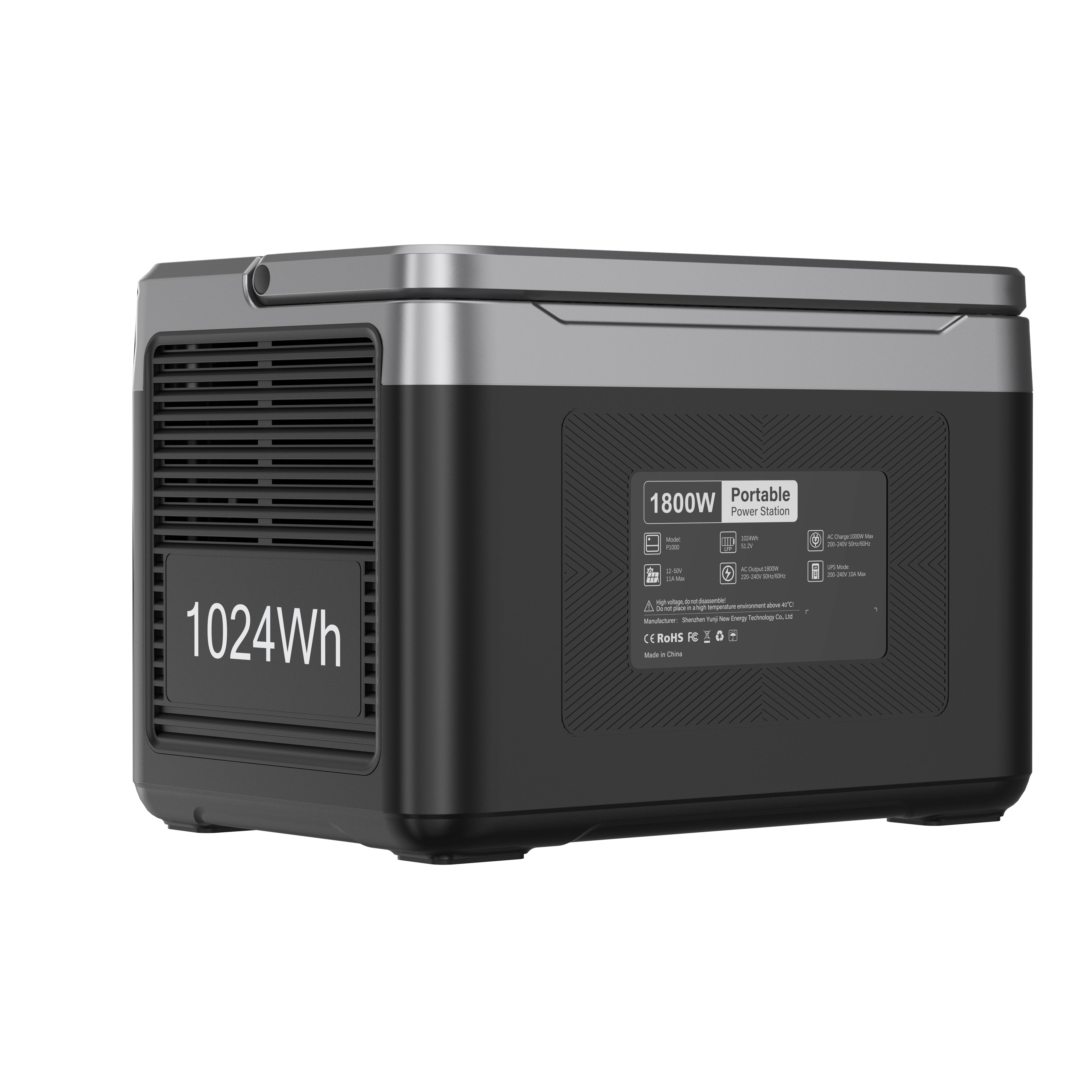 OUKITEL P1000E PLUSPortable Power Station – 1800 W | 1024 Wh LiFePO4