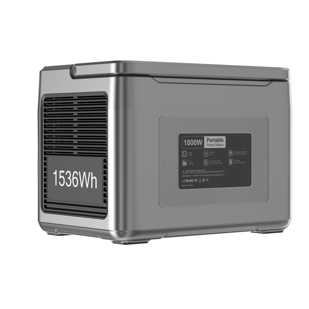 OUKITEL P1500 PLUS Portable Power Station – 1800 W | 1536 Wh LiFePO4