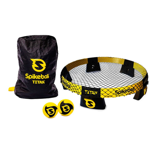 Spikeball TITAN Set – Profi Spikeball Set mit Atlas Ball (18 % größer) für Turniere & Wettkämpfe