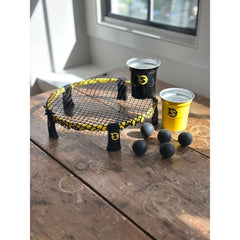 SpikePong Set – Mini Spikeball Tischspiel für 1-gegen-1 Duelle, kompakt & überall spielbar