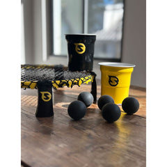 SpikePong Set – Mini Spikeball Tischspiel für 1-gegen-1 Duelle, kompakt & überall spielbar