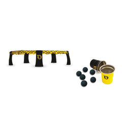 SpikePong Set – Mini Spikeball Tischspiel für 1-gegen-1 Duelle, kompakt & überall spielbar