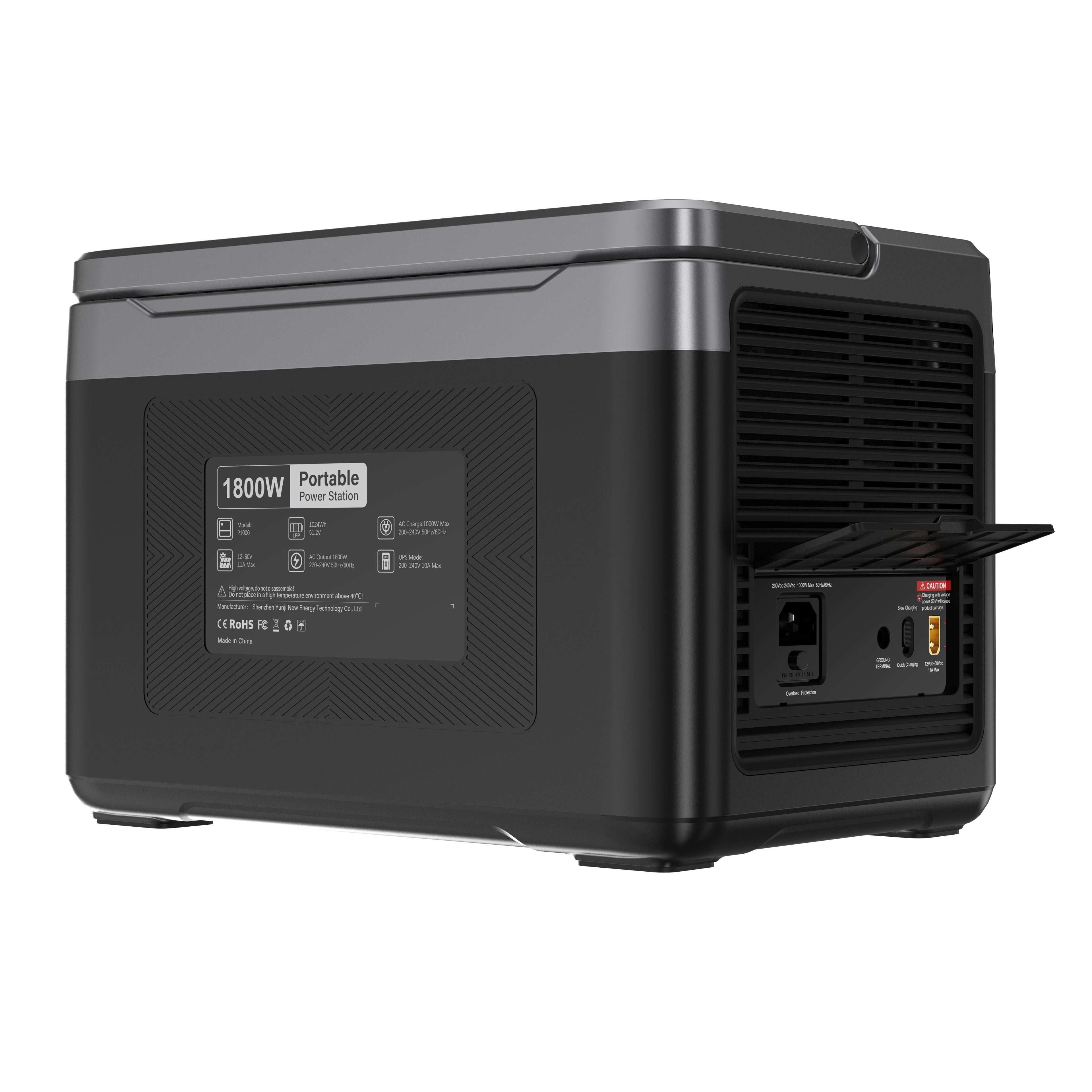 OUKITEL P1000E PLUSPortable Power Station – 1800 W | 1024 Wh LiFePO4